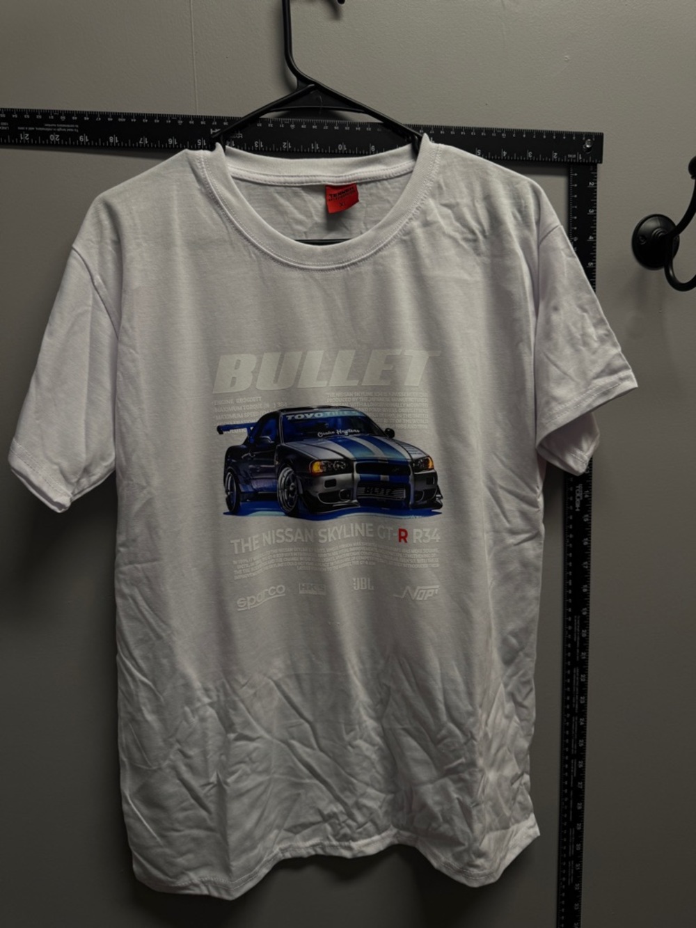 Bullet Nissan Skyline Graphic Tee - White